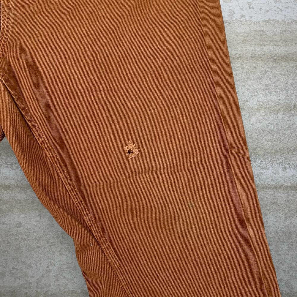 Vintage 90s Duke Jeans 38x28 Relaxed Fit Clay Tan Wash Denim - Picture 5 of 5